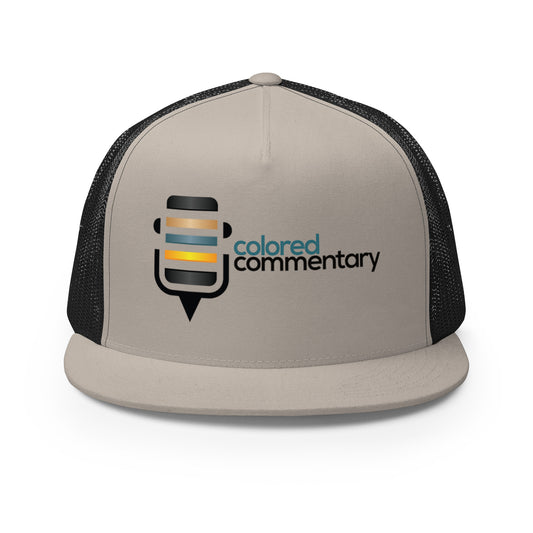 Colored Commentary Trucker Cap