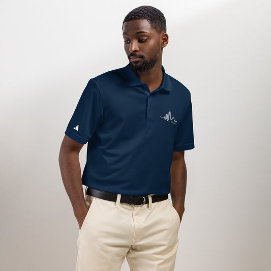 Threaded adidas sport polo